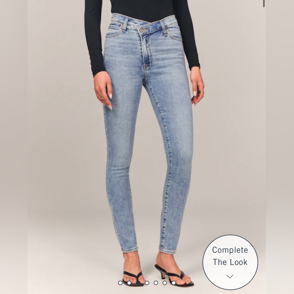 Abercrombie/ High Rise Super Skinny Ankle jean